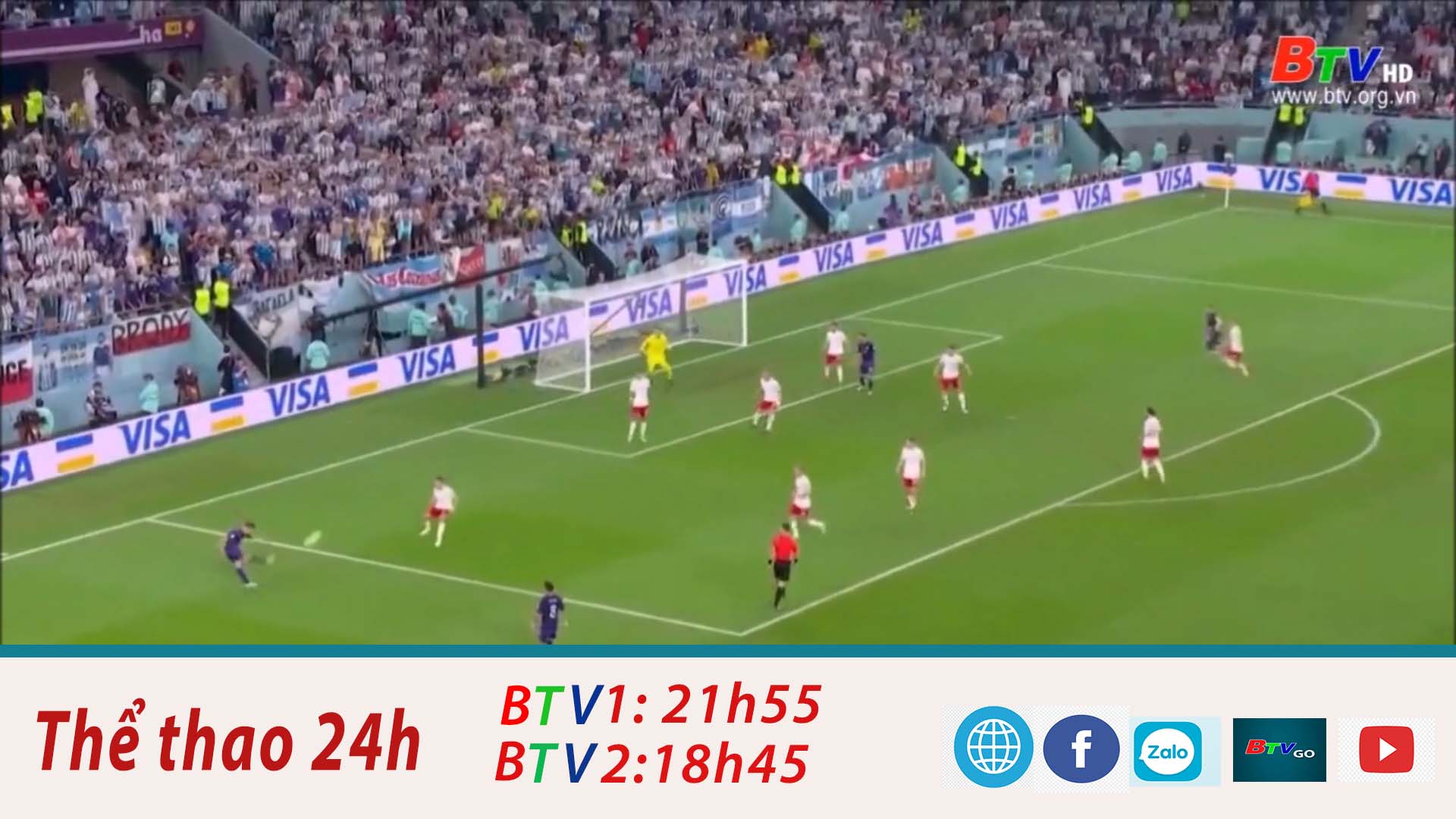 Bảng C World Cup 2022 – Ba Lan 0-2 Argentina